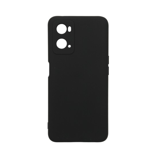 Silicone Case with Camera Shield for Oppo A96 4G Black